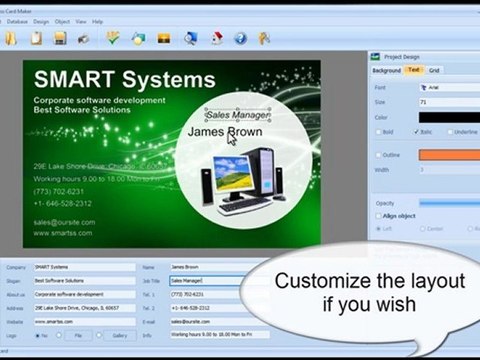 Stylish Business Cards in ONE Minute with Business Card Maker