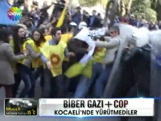 Eyleme biber gazı ve coplu karşılık - 29 mart 2012
