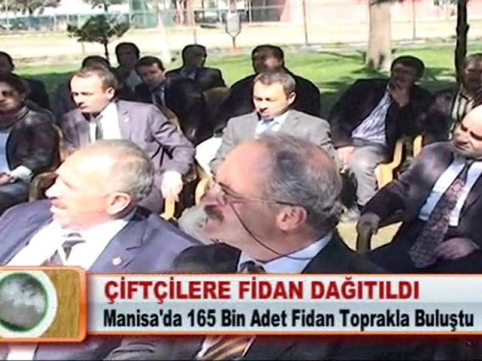 ÇİFTÇİLERE FİDAN DAĞITILDI 27.03.2012