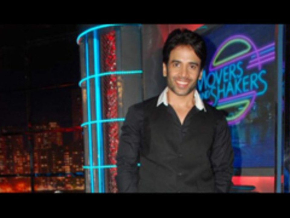 Tusshar Kapoor On The Sets Of Movers And Shakers !