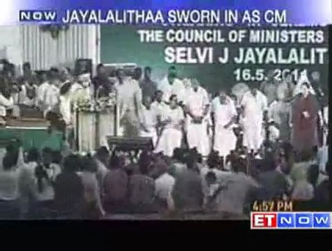 Jayalalithaa sworn in as Tamil Nadu CM