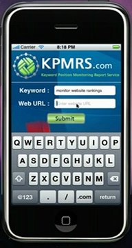 Iphone app to check your website rankings on search engines