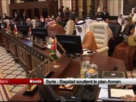 Syrie, Bagdad soutient le plan Annan