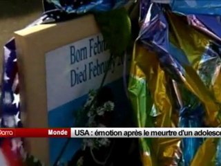USA, émotion après le meurtre d’un adolescent