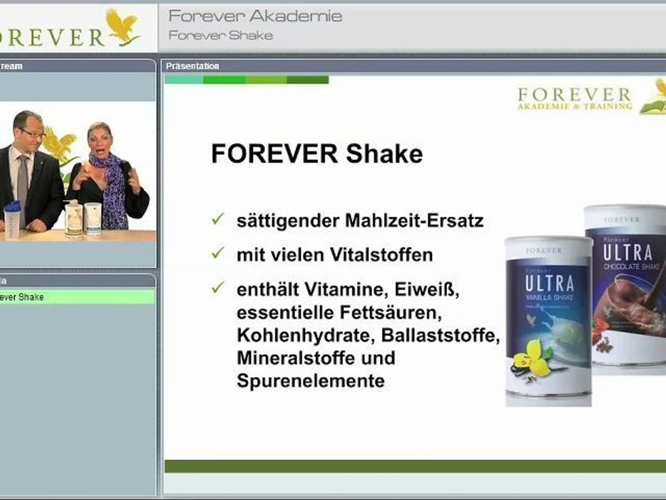 Forever Akademie - Abnehmen mit Ulta Shakes