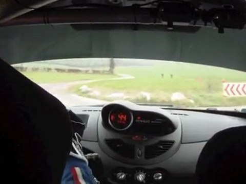 Onboard Hanquiez / Coustenoble - Renault Twingo R1 - Rallye du Touquet ES10 Hucqueliers
