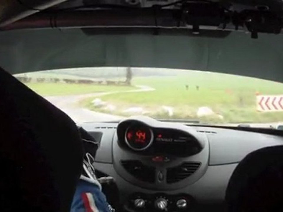 Onboard Hanquiez / Coustenoble - Renault Twingo R1 - Rallye du Touquet ES10 Hucqueliers