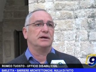 Barletta | Barriere architettoniche, nulla di fatto