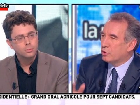 François Bayrou, invité de la Matinale sur Canal+ - 290312
