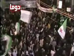 فري برس ريف دمشق مسائية الشهداء الثمانية دوما 29 3 2012