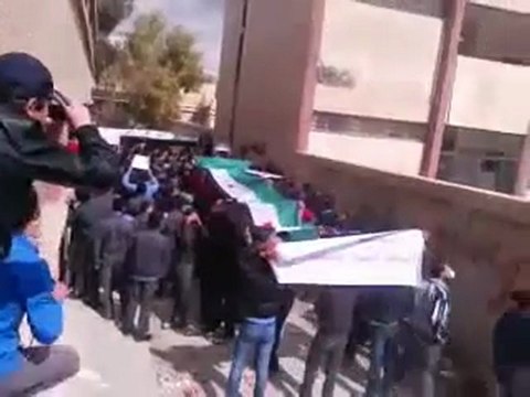 فري برس ريف دمشق داريا رائعة من روائع طلاب داريا الأحرار 29 3 2012 ج1