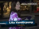 Lisa Vanderpump y Kenneth Todd dejando Villa Blanca con la Jigster