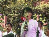 Suu Kyi says Myanmar polls not completely fair
