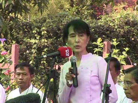 Suu Kyi says Myanmar polls not completely fair