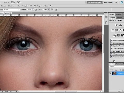 Adobe Photoshop CS5 : Exercice pratique avec la courbe