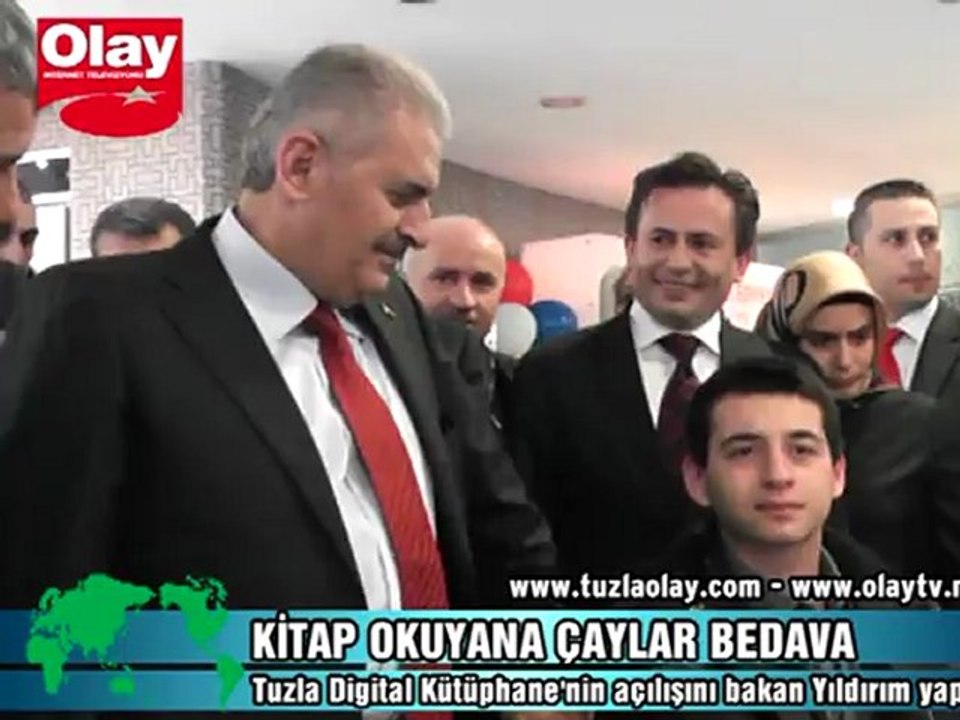 TUZLA DIGITAL KÜTÜPHANE AÇILDI