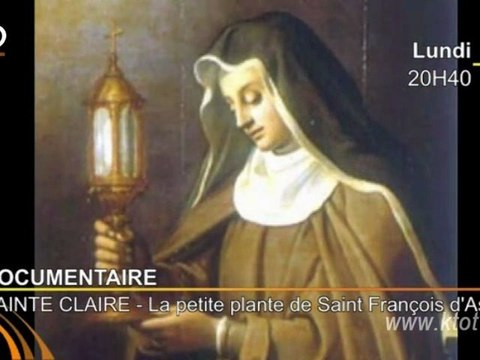 Sainte Claire, la petite plante de saint François d'Assise