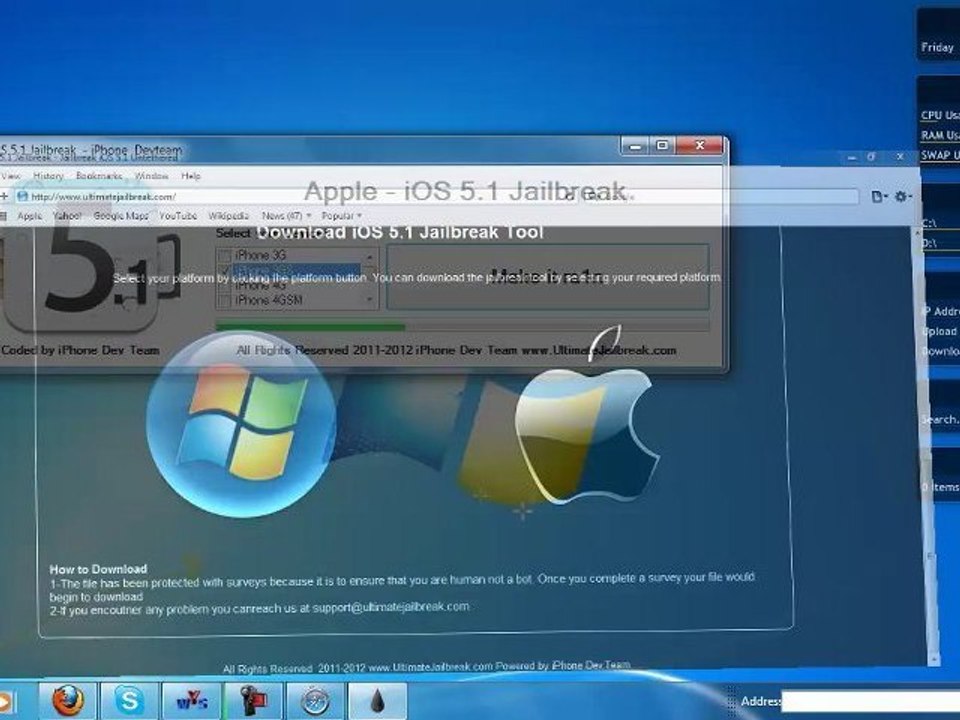 Final Devteam iOs 5.1 Jailbreak SoftwareHow to be on ios 5.1 Tutorial