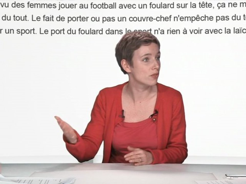 Clémentine Autain, que pensez-vous du débat sur le port du voile?