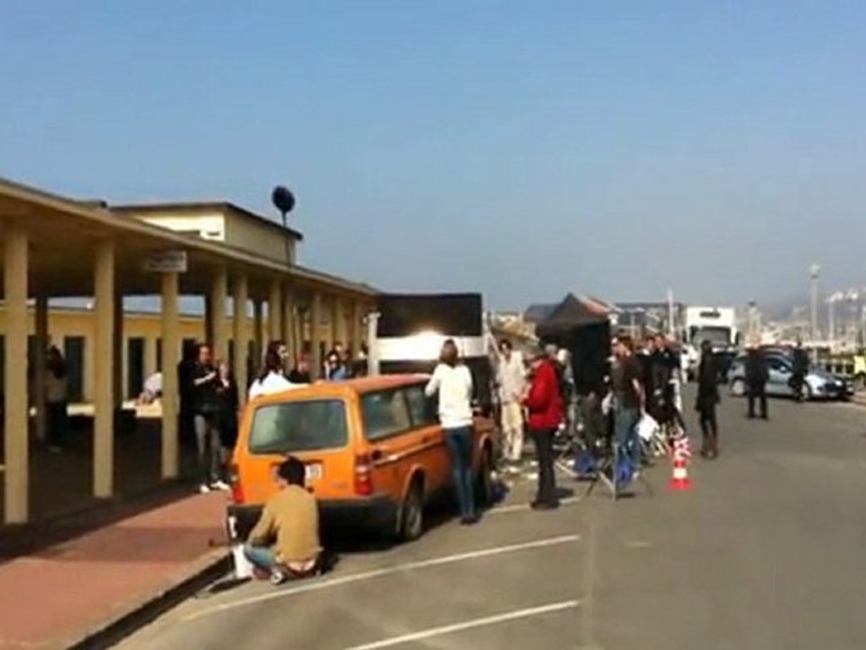 Tournage à Deauville