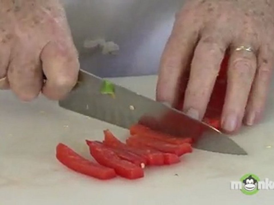 How To Dice Peppers
