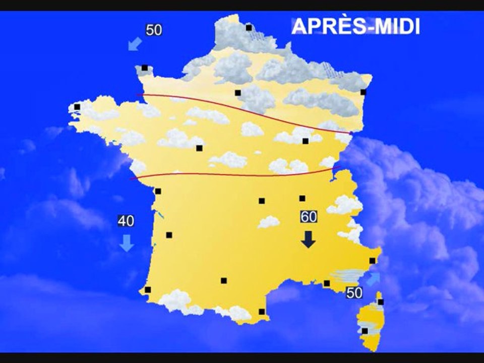 Météo 31 mars 2012: Changement de temps: plus nuageux, plus frais, orages !
