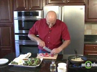 Romantic Dinner - Goat Cheese and Strawberries Salad
