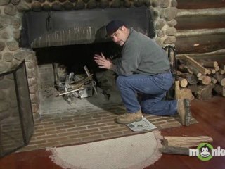 Lighting and Tending a Fire in a Fireplace