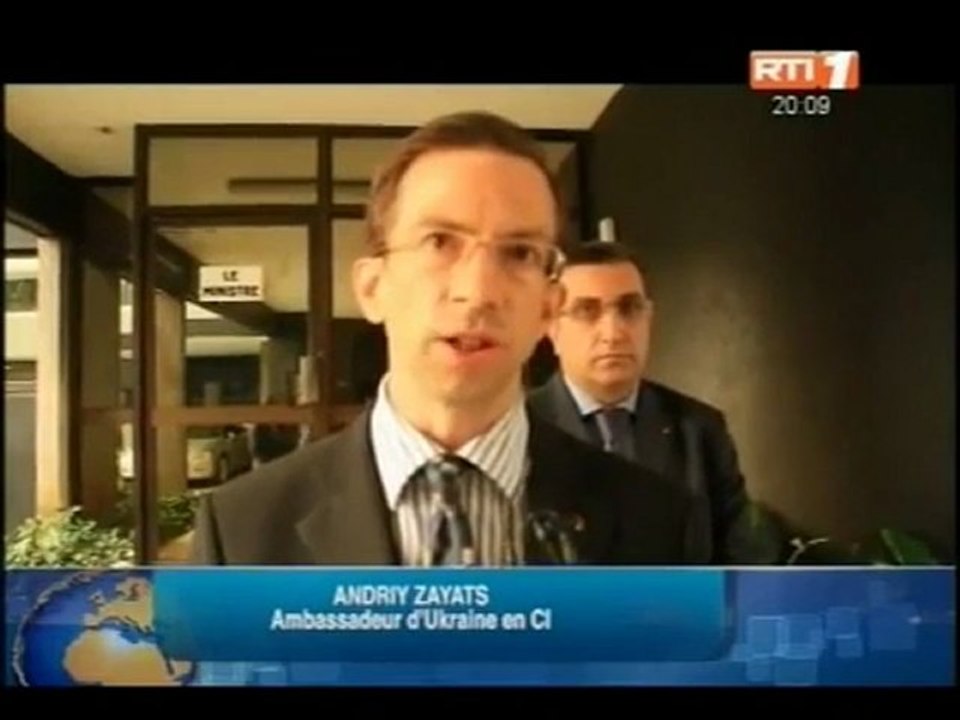 Le Ministre de l'Intérieur Ahmed Bakayoko a reçu en audience l'ambassadeur d'Ukraine en CI