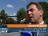 Banderoles du RWF-RBF sur les ponts et autoroutes 14-07-08