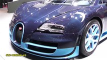 Bugatti Veyron Vitesse Bleu Bi-ton au Salon de Genève 2012