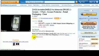 ZAGG invisibleSHIELD Motorola Droid 2 Screen Protector