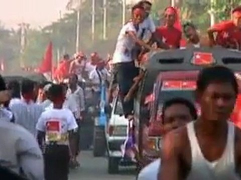 Myanmar's Suu Kyi says campaign will continue despite irregularities