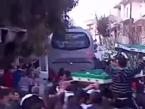 فري برس ادلب معرة النعمان تشييع الشهيد حسين محمد عرفات 30 2012 ج1