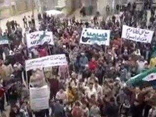 فري برس ادلب سرمين  جمعة خذلنا العرب والمسلون 30 3 2012ج1