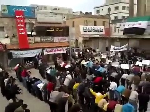 فري برس إدلب الدانا جمعة خذلنا العرب والمسلمون 30 3 2012ج2