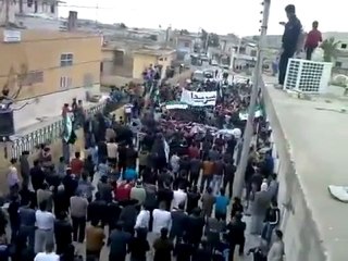 فري برس ادلب سرمدا مظاهرةجمعة خذلنا المسلمون والعرب30 3 2012 ج3