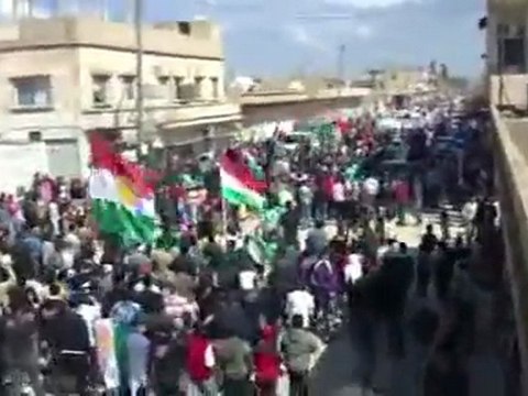 فري برس الحسكه عامودا الجمعة رفع العلم الكوردي عاليا 30 3 2012 ج7