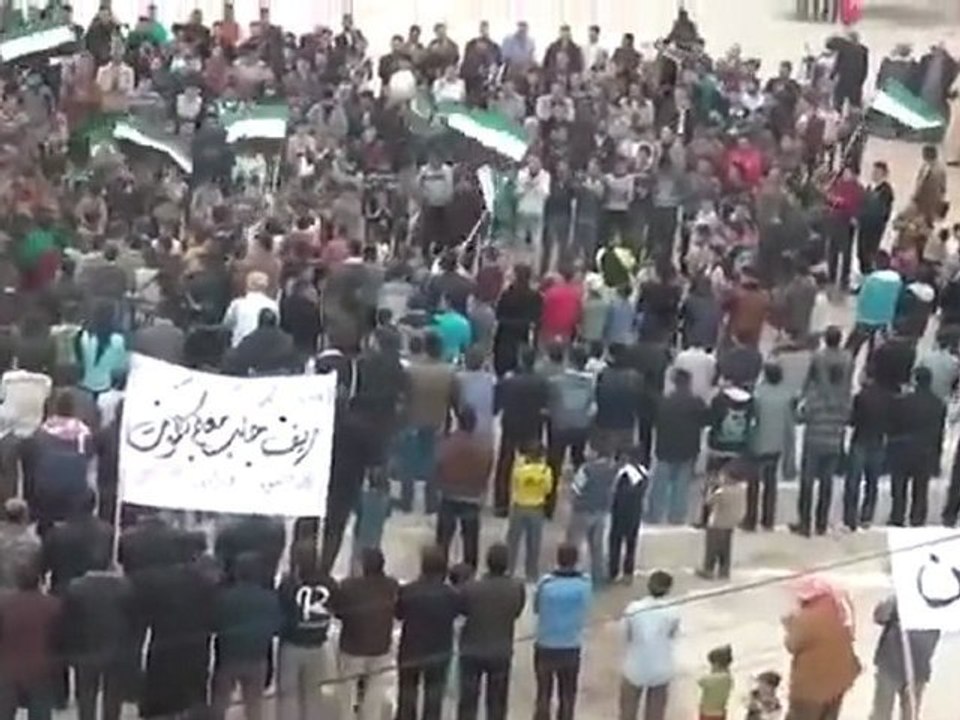 فري برس ريف حلب الغربي إبين  مظاهرة جمعة خذلنا العري والمسلمون  30 3 2012   ج3 ‫‬