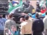 فري برس حمص  حي الربيع العربي مظاهرة رغم القصف في جمعة خذلنا 30 3 2012