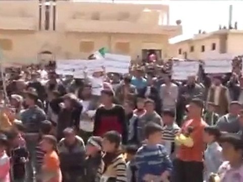 فري برس ادلب معرة النعمان جمعة خذلنا المسلمون والعرب 30 3 2012 ج1