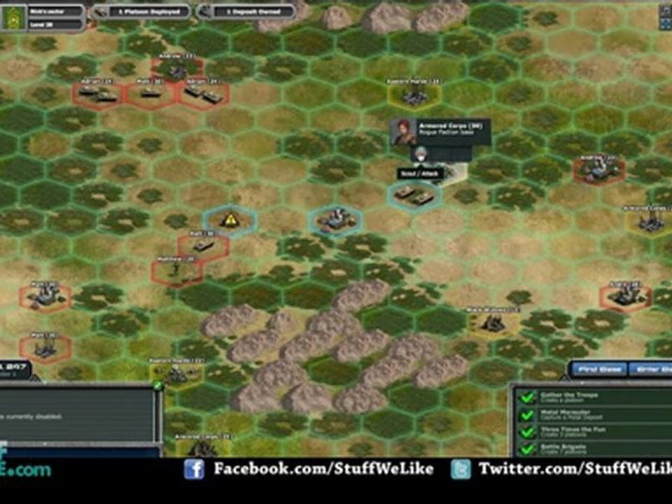 War Commander - New World Map