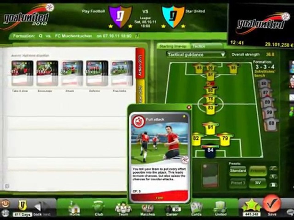GOAL UNITED 2012 JUEGO DE FUTBOL ONLINE GRATIS (españa)