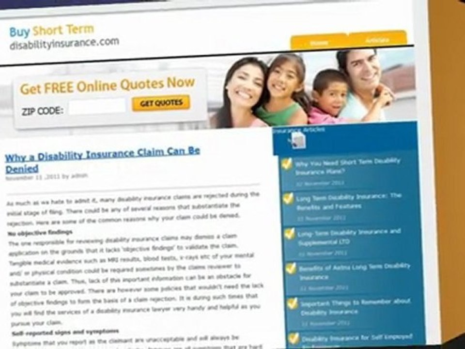 Short Term Disability Insurance