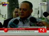 (VÍDEO) Dip. Cabello  Gobierno responderá de manera contundente y radical ante ataques desestabilizadores
