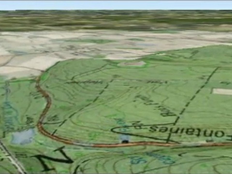 Survol virtuel du bois Fumin