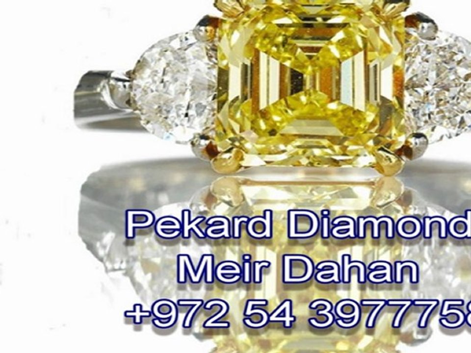 Canary diamond engagement rings- Pekard Diamond+972543977758