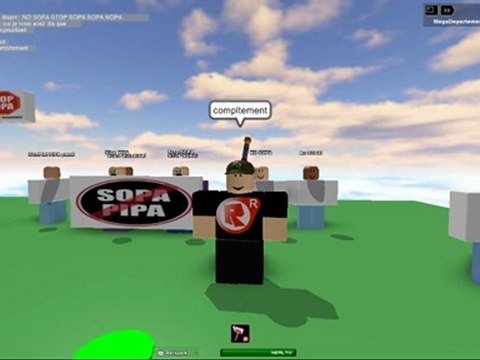 STOP SOPA PIPA : La sopa énnerve les ROBLOXians !