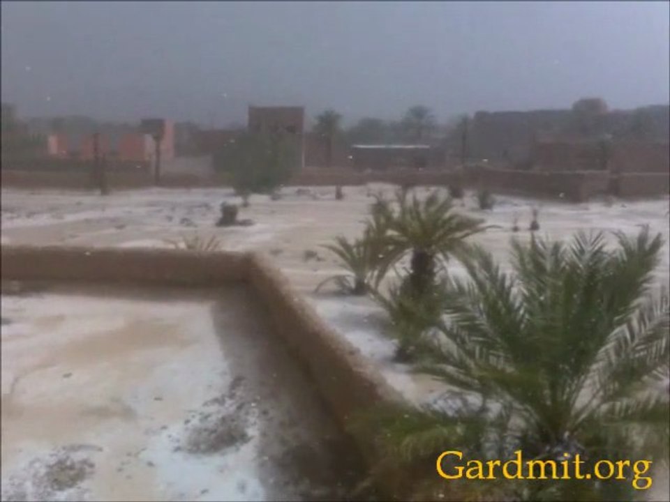 grêle et pluies à Gardmit: 30/03/2012