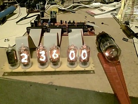 6 Digit Nixie Clock with Dekatron Pendulum